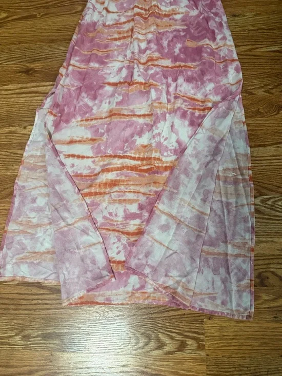 Knox Rose Smocked Waist Maxi Dress Size Medium - Picture 12 of 13